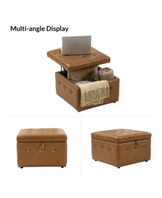 Blanca 87" wide Genuine Leather Sofa with Button Tufted Stitched Pattern