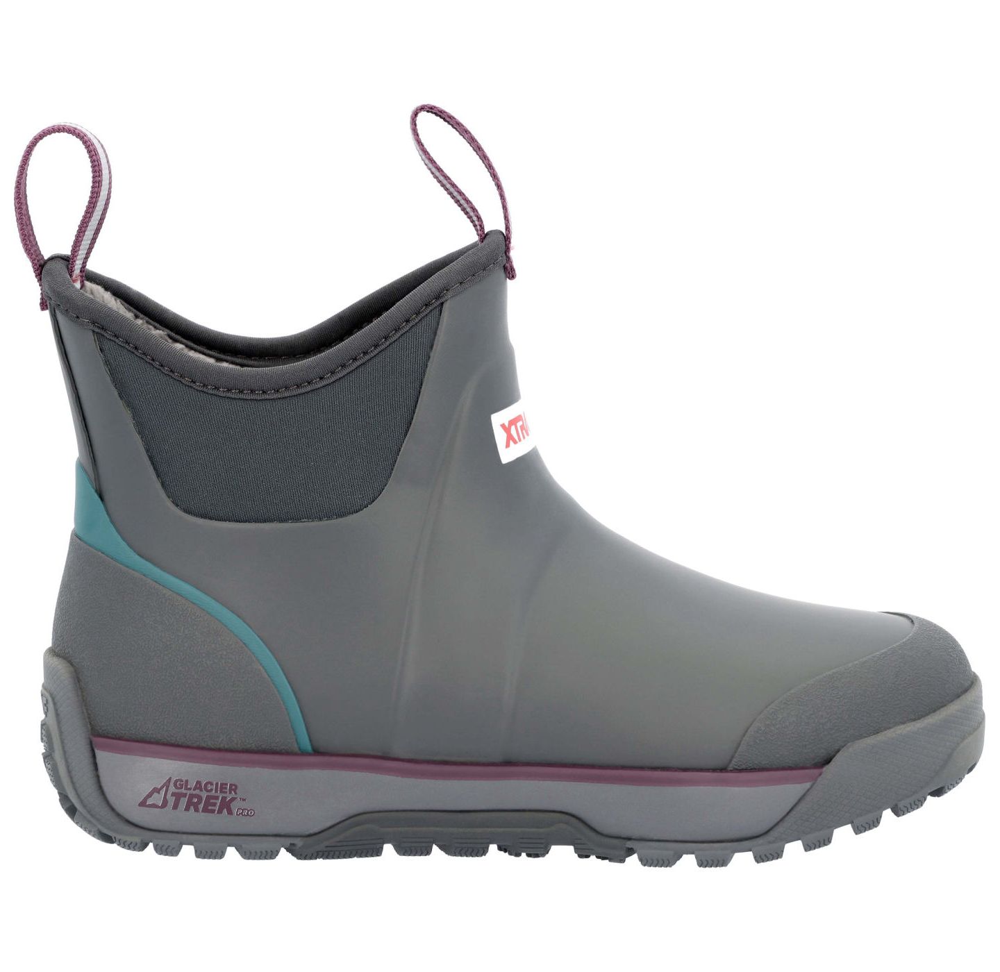 Женские ботинки XTRATUF Ice Fleece Lined Ankle Deck Boot, цвет: Серый — фото 1