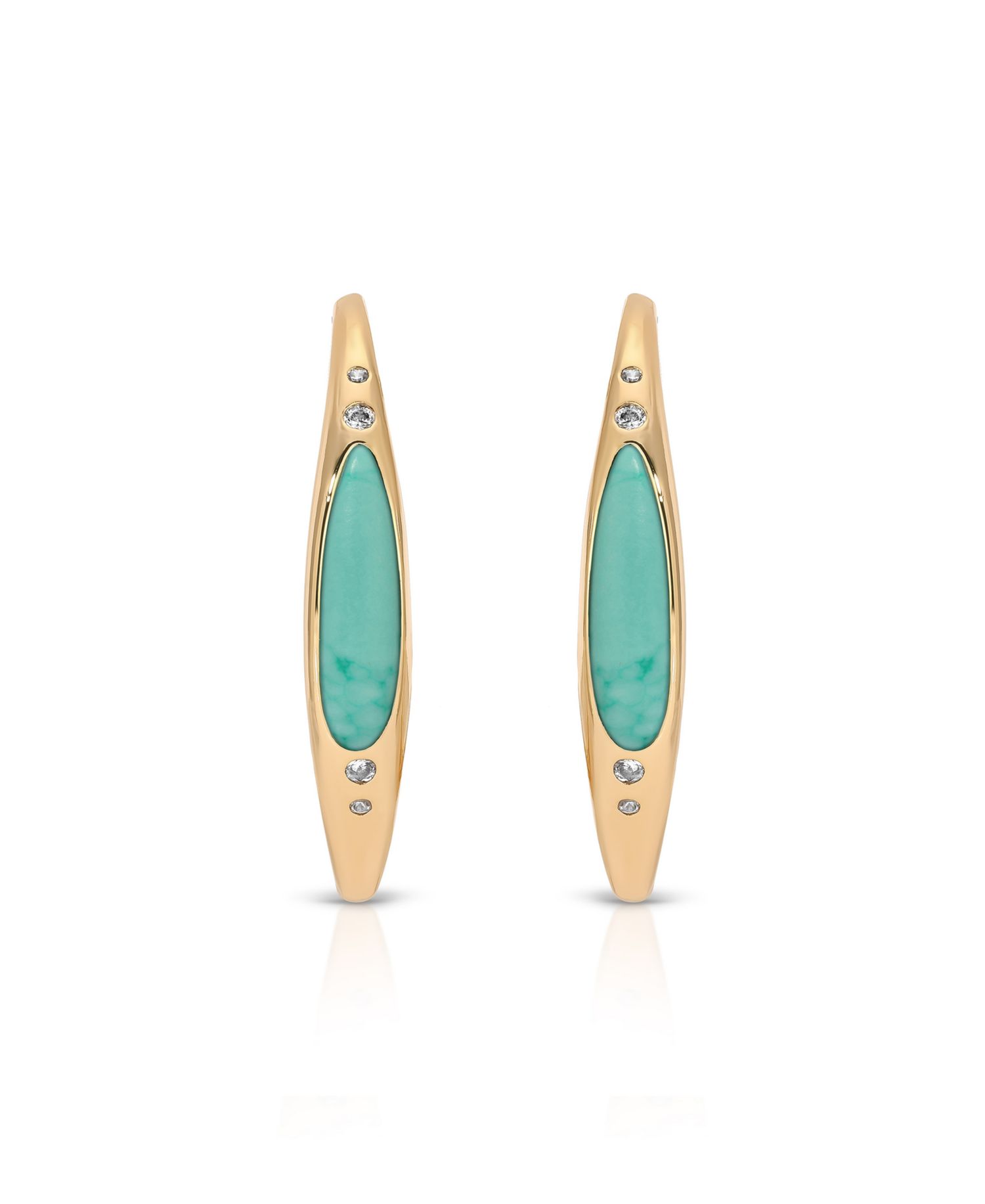 Turquoise Solstice Hoops