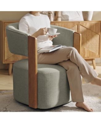 Single piece Fabric Rainer Armchair