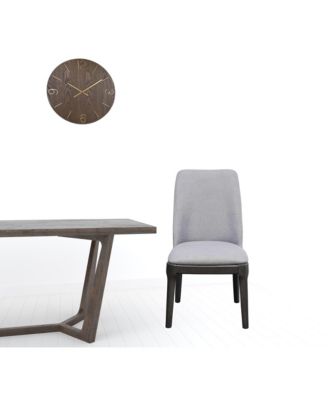 Linen Upholstered Dining Chairs Set of 2 for Dining Room Table or Seating Area