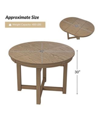 Pedro Modern Solid Wood Extendable Dining Table