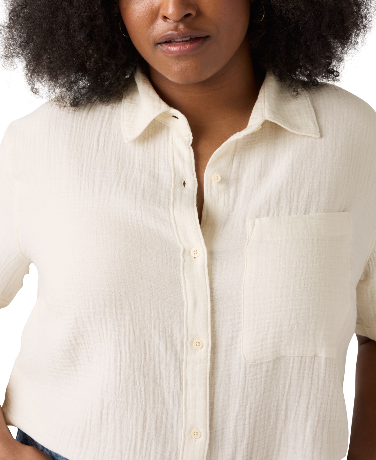 Levi's Plus Size Darlene Cotton Short-sleeve Shirt