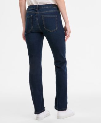 Women's Lexington Mid Rise Straight Leg Denim Jeans 