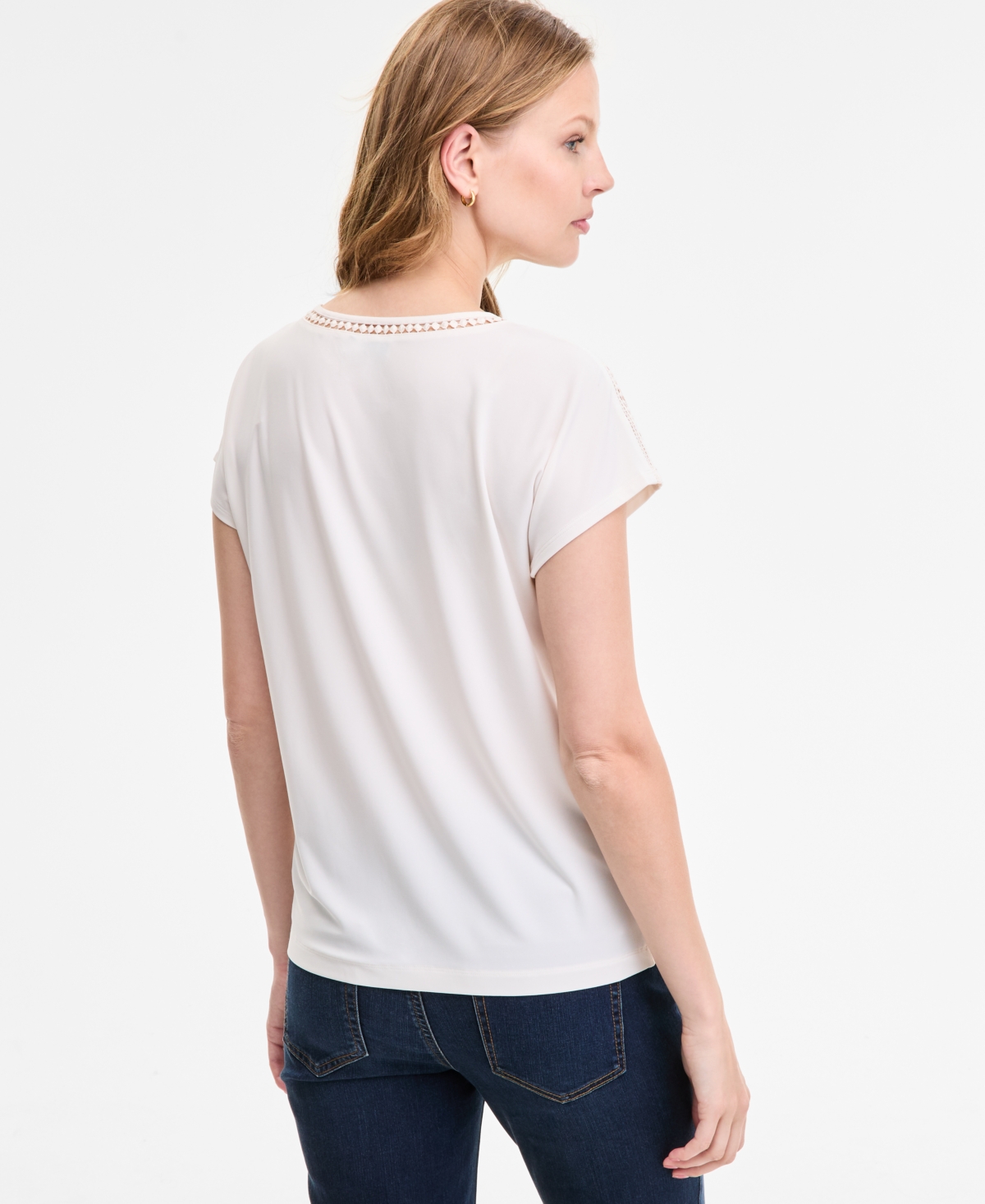 Jones New York Extended Shoulder Top