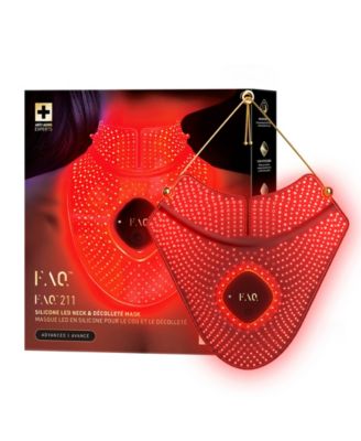 FAQ 211 Silicone LED + Near-Infrared Neck Decollete Mask