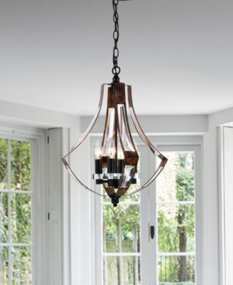 15" Fabiola 4-Light Indoor Chandelier