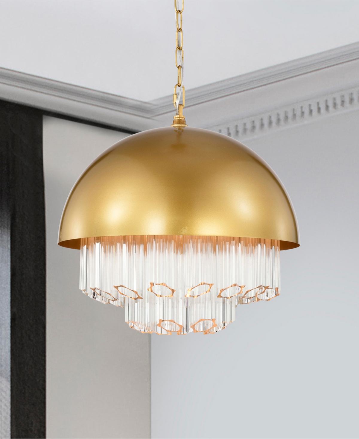 Home Accessories 16" Wiskass 4-light Indoor Chandelier