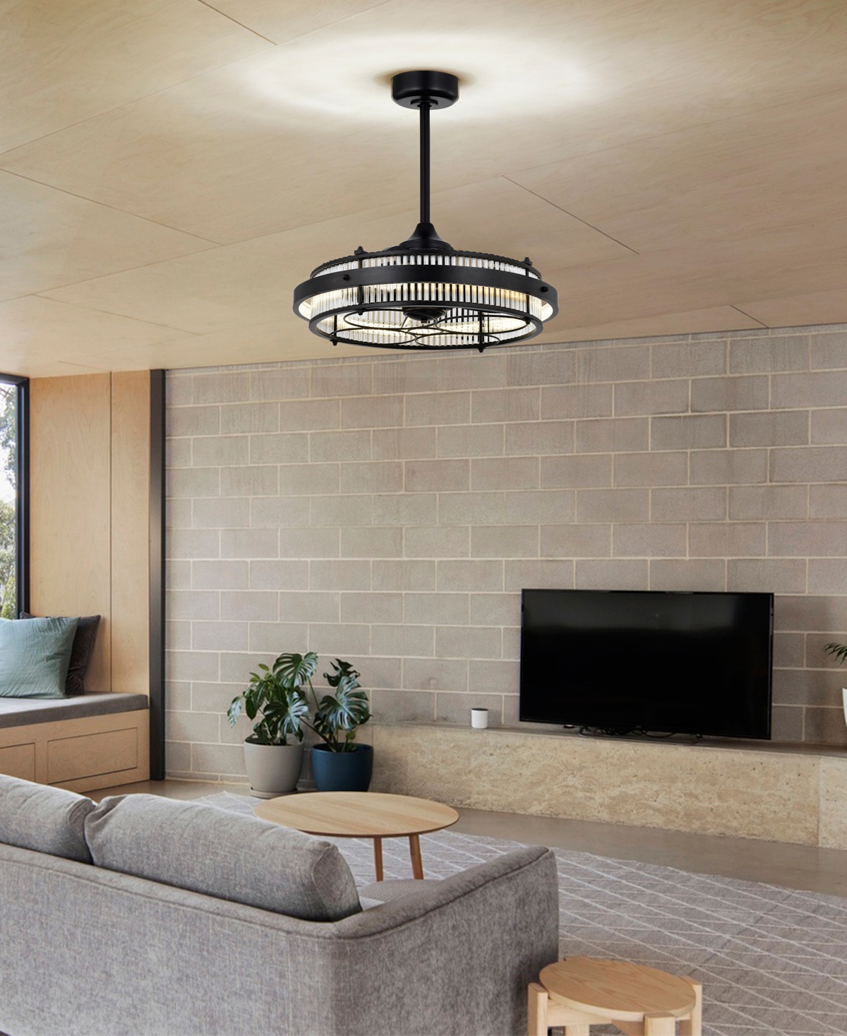 Home Accessories 28" Daciana 1-light Indoor Ceiling Fan Chandelier