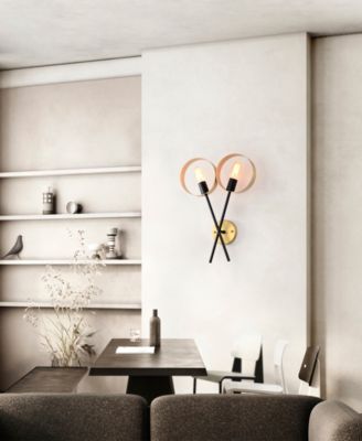 14" Shahar 2-Light Indoor Wall Sconce