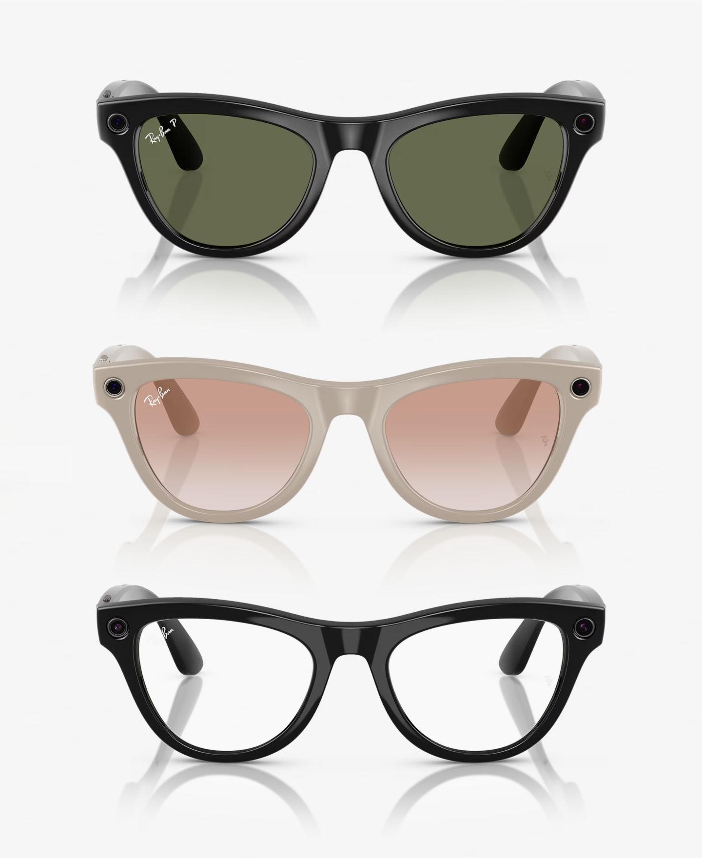 Очки Ray-Ban Unisex AI Meta Skyler Glasses Collection - GEN 1, цвет: Чёрный — фото 1