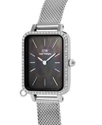 Women's Analog Silver Tone Stainless-Steel Watch, 20mm