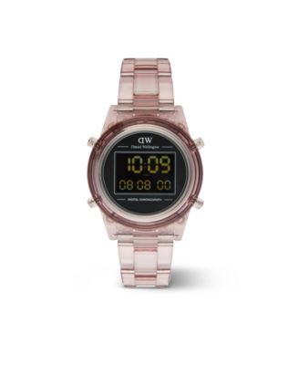 Women's Chronograph Pink Plastic Watch, 36mm