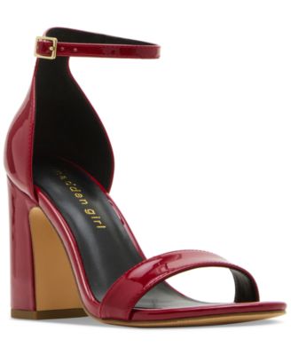 Sasha Two-Piece Block-Heel Dress Sandals