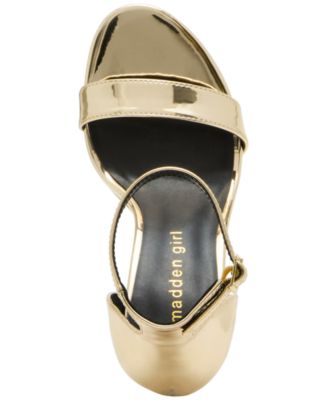 Sasha Two-Piece Block-Heel Dress Sandals