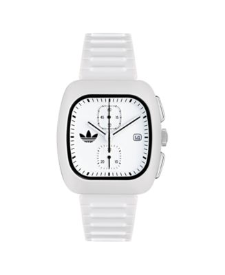 adidas Unisex Chronograph White Polyurethane Watch, 39mm  display picture 3
