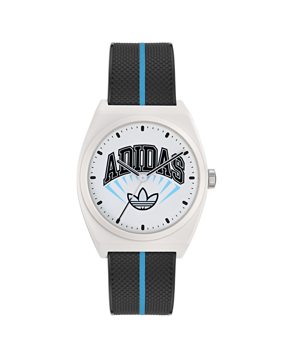 Adidas Originals Unisex Analog Black Resin Watch, 38mm