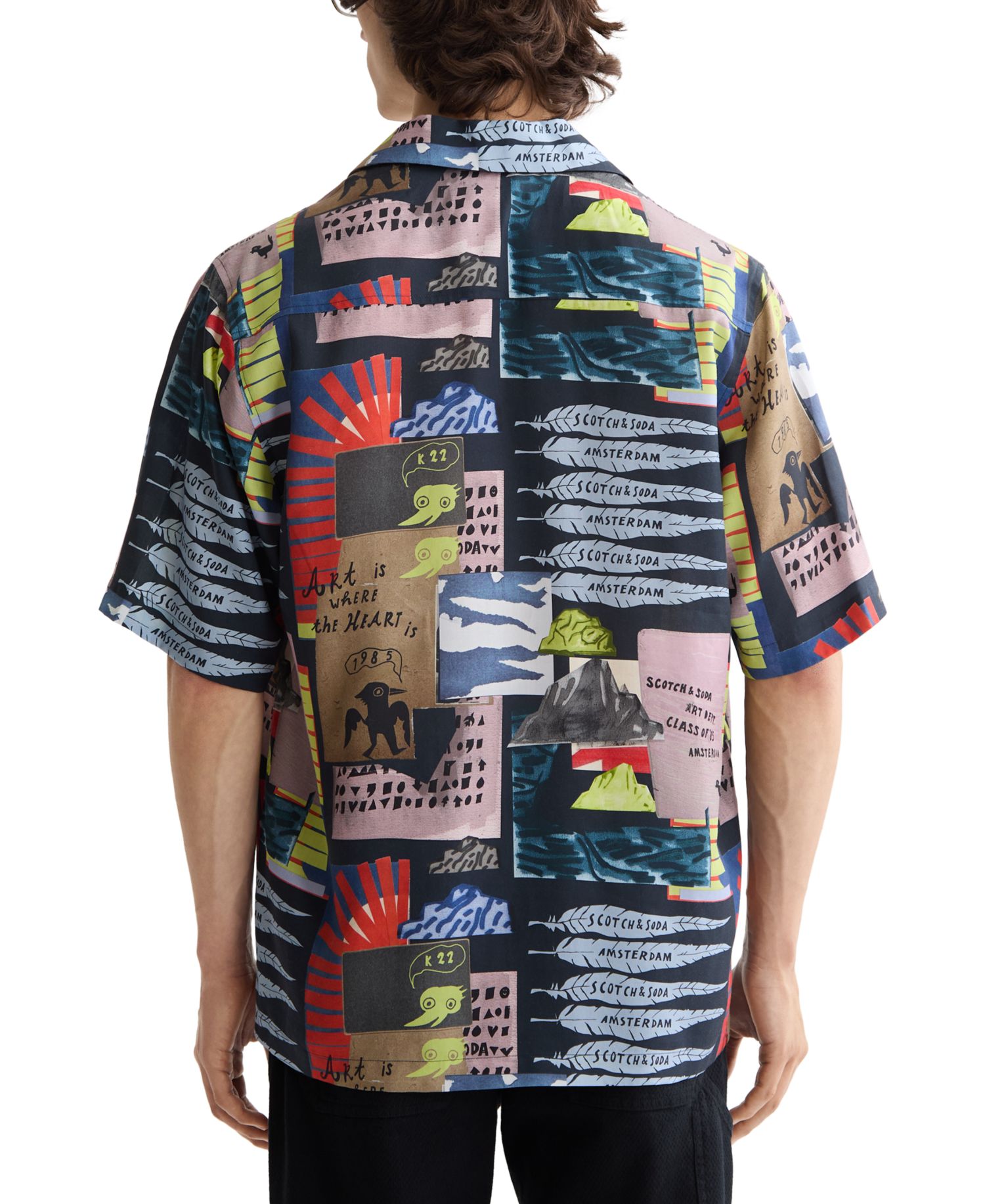 Men's Relaxed-Fit Allover Patterned Shirt