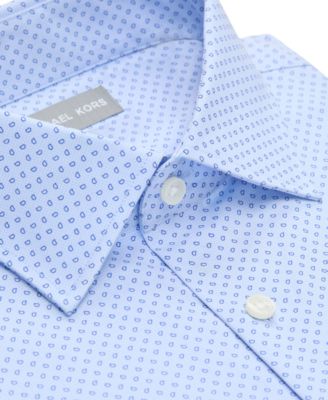 Men's Regular Fit Comfort Stretch Dress Shirt