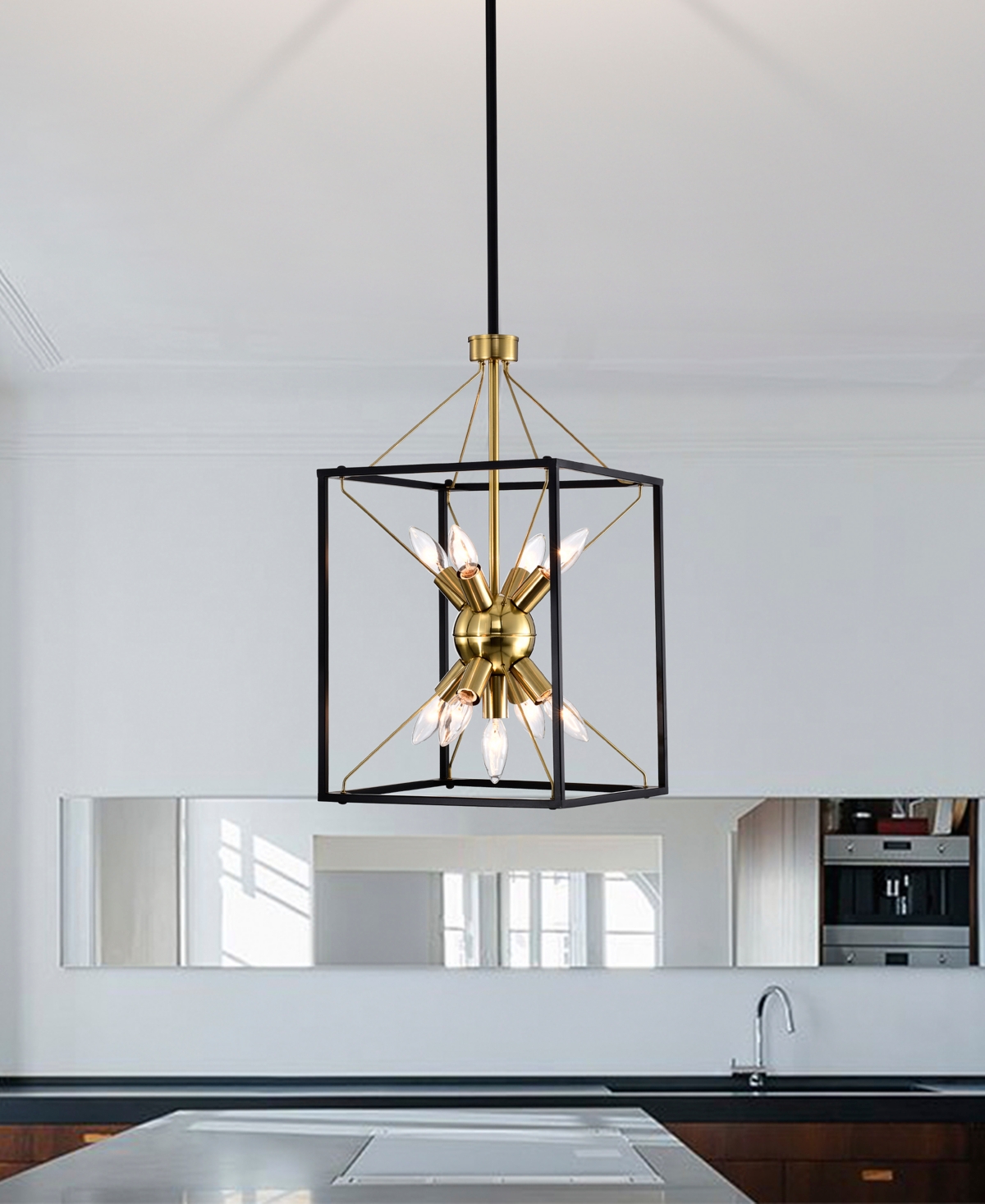 Home Accessories 12" Snowgaze 9-light Indoor Chandelier