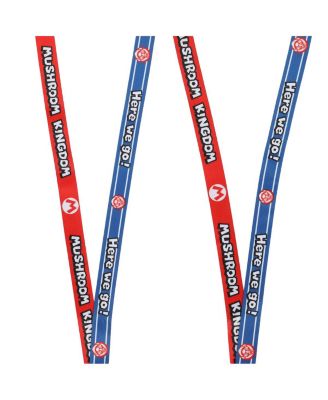 Officially Licensed Mario Lanyard with PVC Rubber Charm