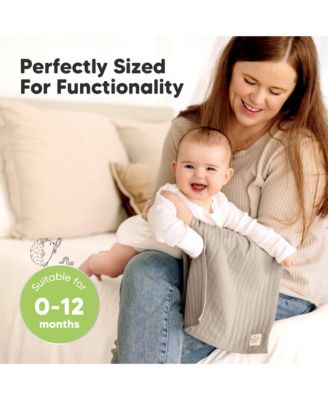 6pk Shea Baby Burp Cloths, Cotton Burping Cloths for Babies, Boys, Girls, Soft & Absorbent Spit Up Rag