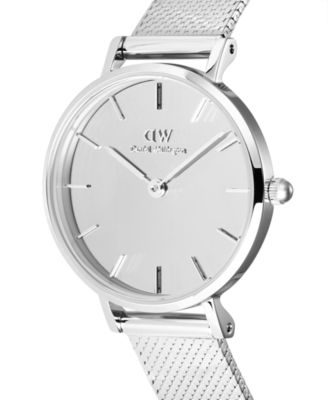 Women's Analog Silver Tone Stainless-Steel Watch, 28mm