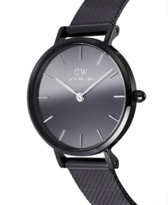 Women's Analog Black Stainless-Steel Watch, 28mm
