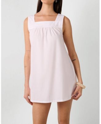 Women's Square Neck Babydoll Mini Dress