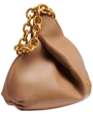 Lawrence Leather Wristlet with Chain Strap