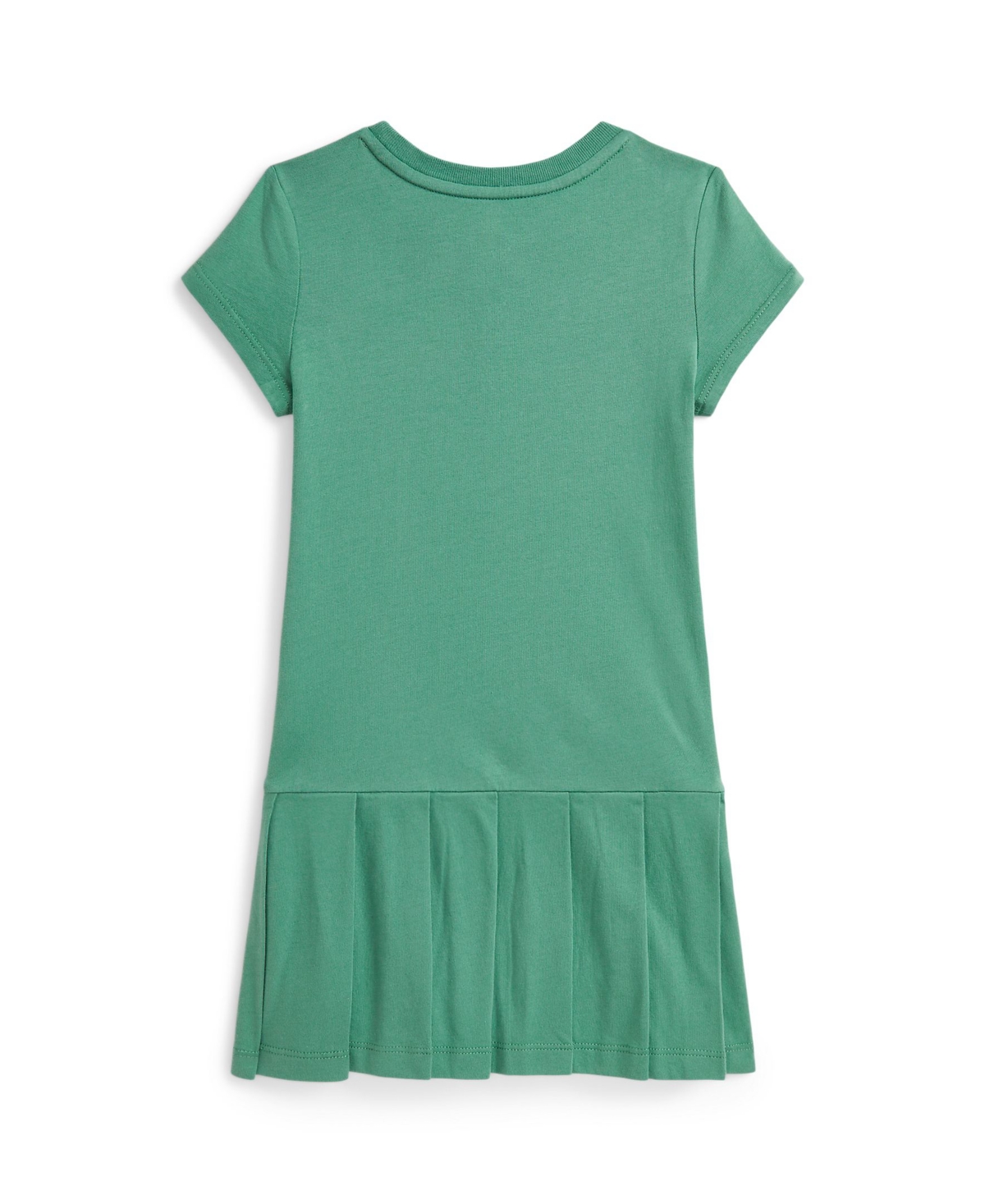 Polo Ralph Lauren Ralph Lauren Big Pony Pleated Cotton Jersey Dress