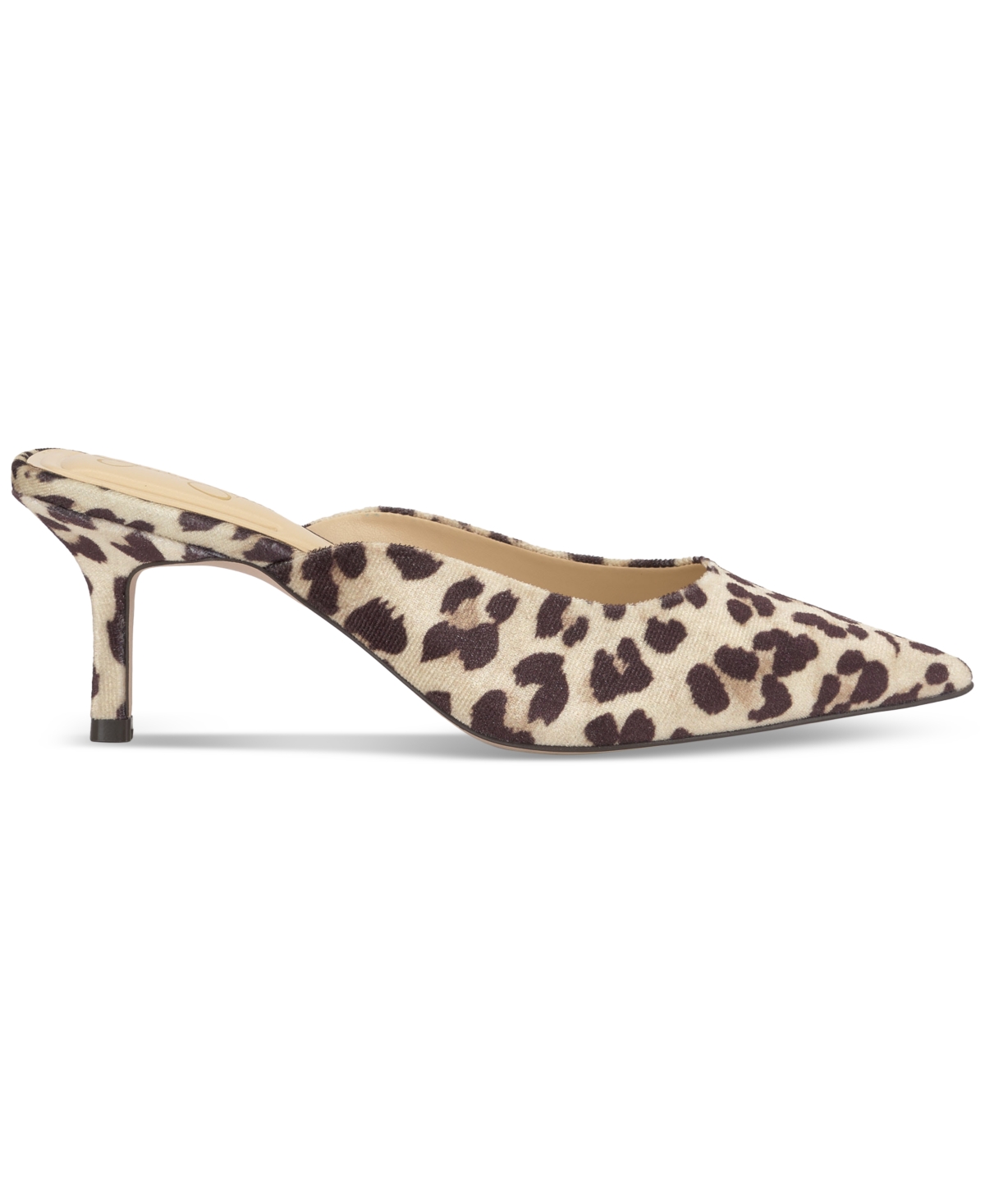 Jessica Simpson Belvaen Pointed Toe Mule In Animal Print