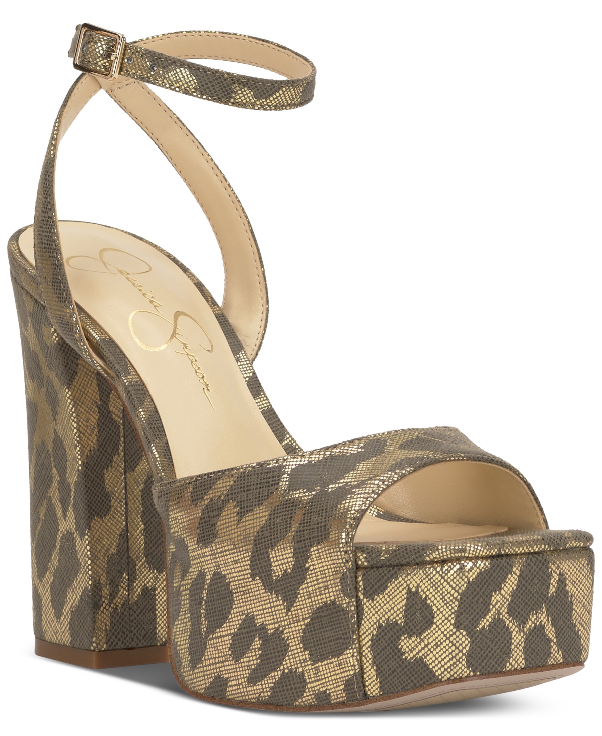 Jessica Simpson Women's Lirio Two-piece Platform High-heel Dress Sandals