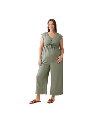 Maternity Ingrid + Isabel Luxe Linen Jumpsuit