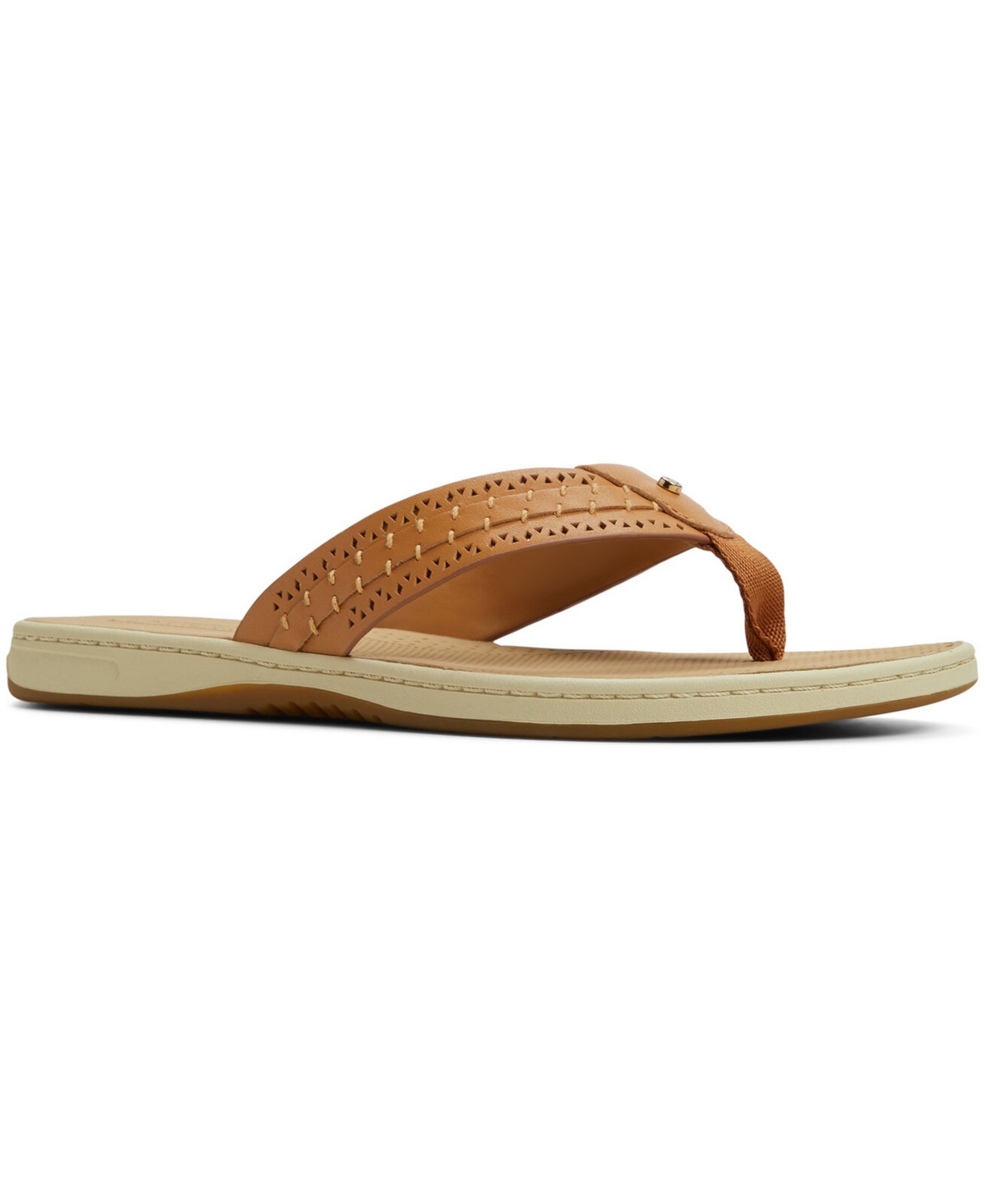 Women's Sea Fish Flip Flop Sandals - Tan