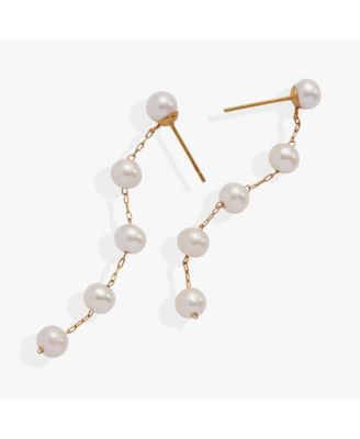 Freshwater Pearl Linear Earring