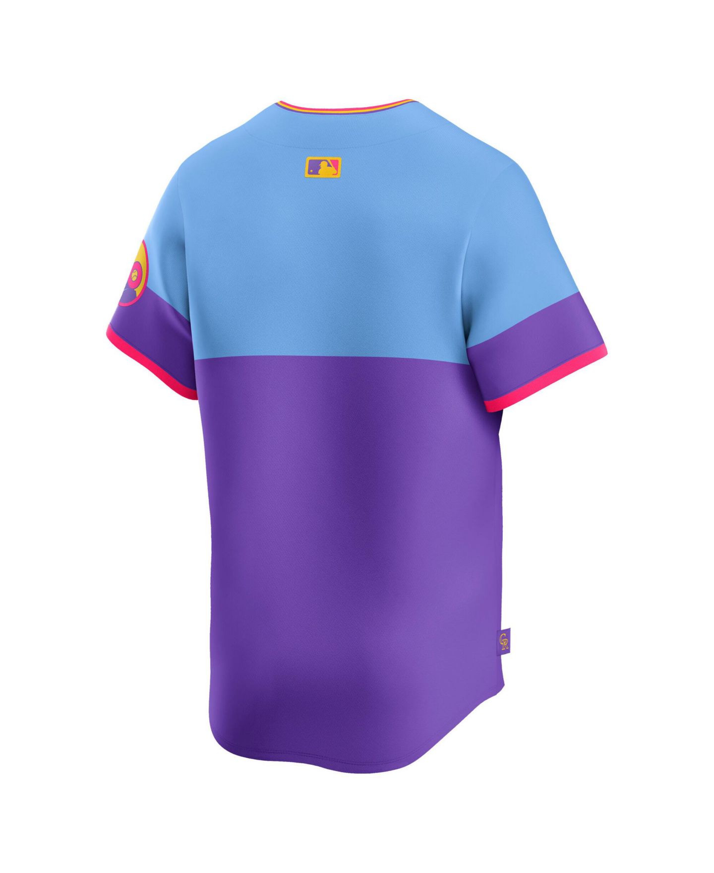 Мужской топ Nike Purple Colorado Rockies 2025 City Connect Limited Jersey — фото 3