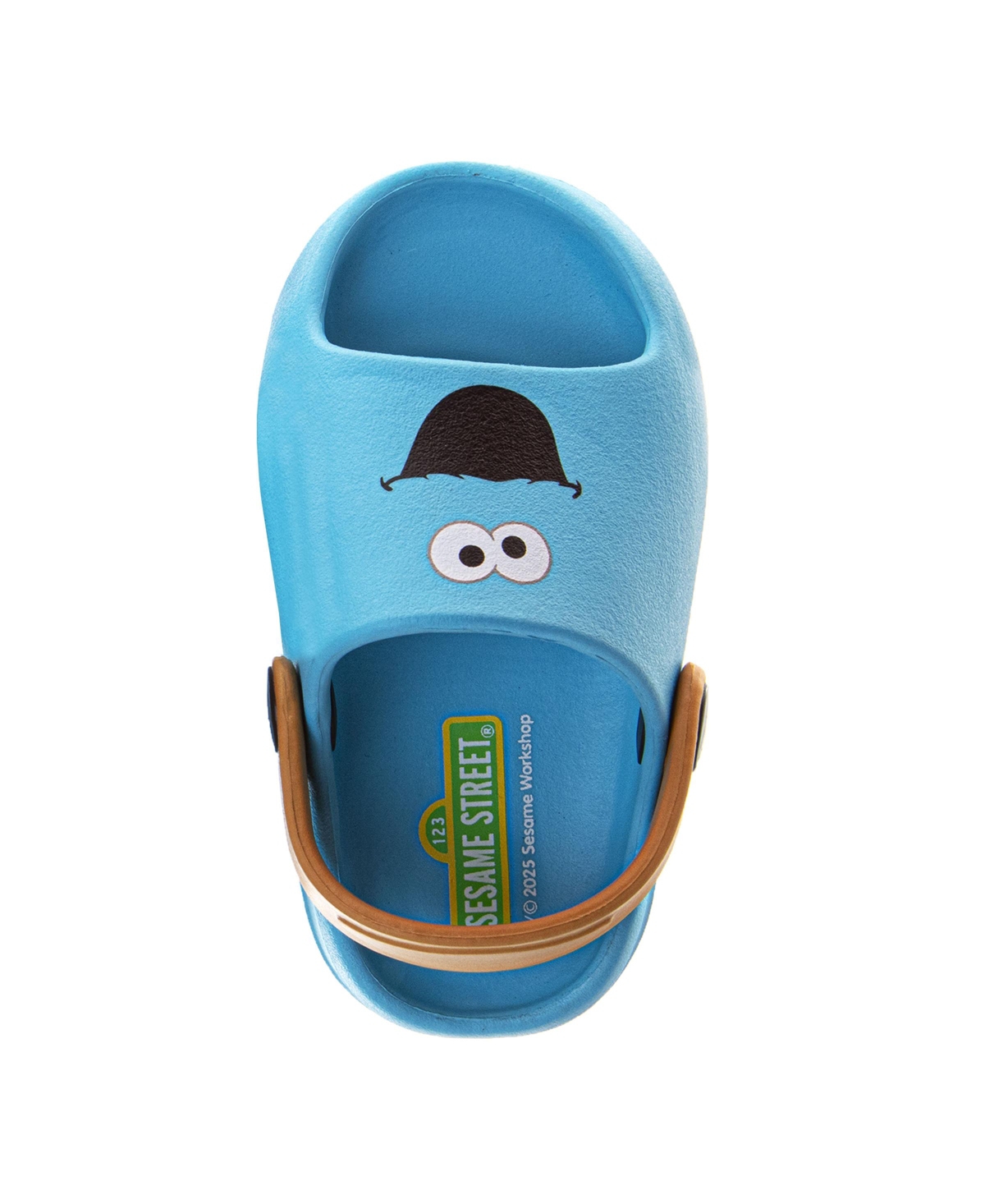 Sesame Street Toddler Boys Cookie Monster Waterproof Backstrap Sandals