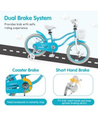 16 Inch Kids Bike with Dual Brakes and Adjustable Seat