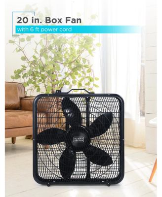 20” Box Fan with 3 Speed Settings