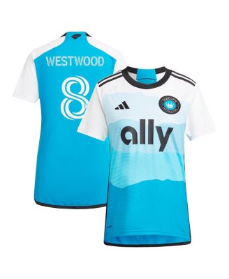adidas - Women's Ashley Westwood Blue Charlotte FC 2024 The Carolina Kit: Explore Replica Player Jersey