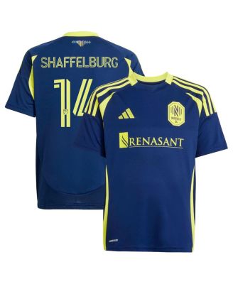 adidas - Big Boys and Girls Jacob Shaffelburg Navy Nashville SC 2025 The Heart of Nashville Kit Replica Player Jersey