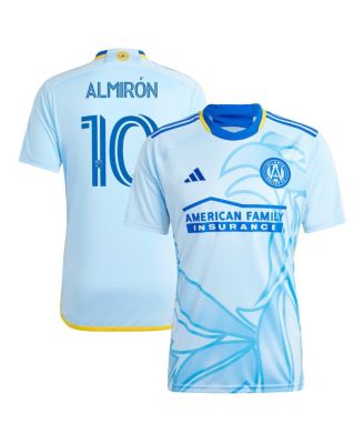 adidas - Men's Miguel Almiron Light Blue Atlanta United FC 2024 The Resurgens Kit Replica Player Jersey