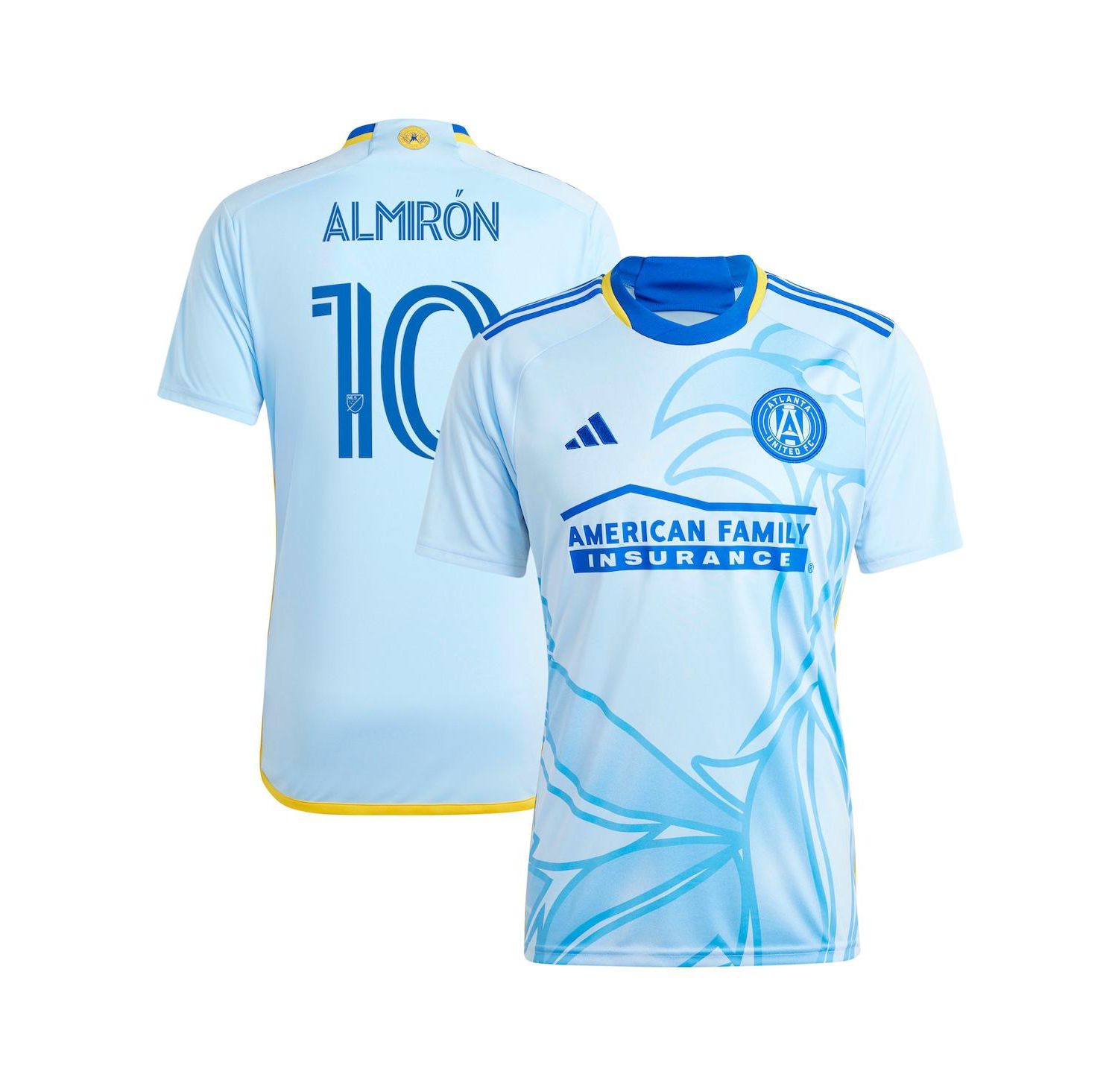 Men's Miguel Almiron Light Blue Atlanta United FC 2024 The Resurgens Kit Replica Player Jersey