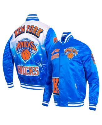 Pro Standard - Men's Royal New York Knicks Sublimated Satin Full-Snap Jacket