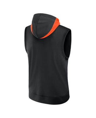 Men's Black San Francisco Giants 2025 City Connect Performance Sleeveless Pullover Hoodie