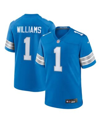 Nike - Men's Jameson Williams Blue Detroit Lions Game Player Jersey