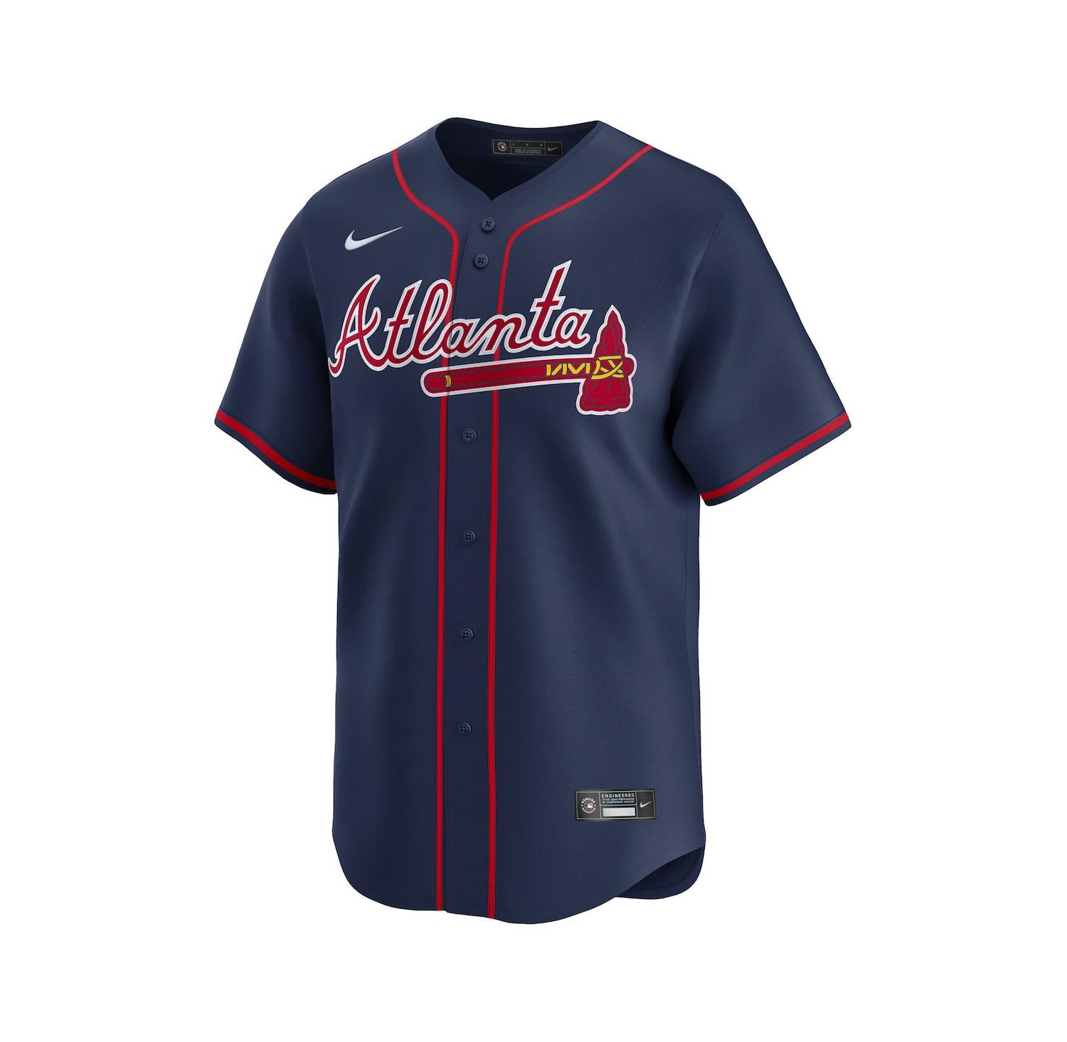 Men's Ronald Acuna Jr. Navy Atlanta Braves Alternate Limited Jersey