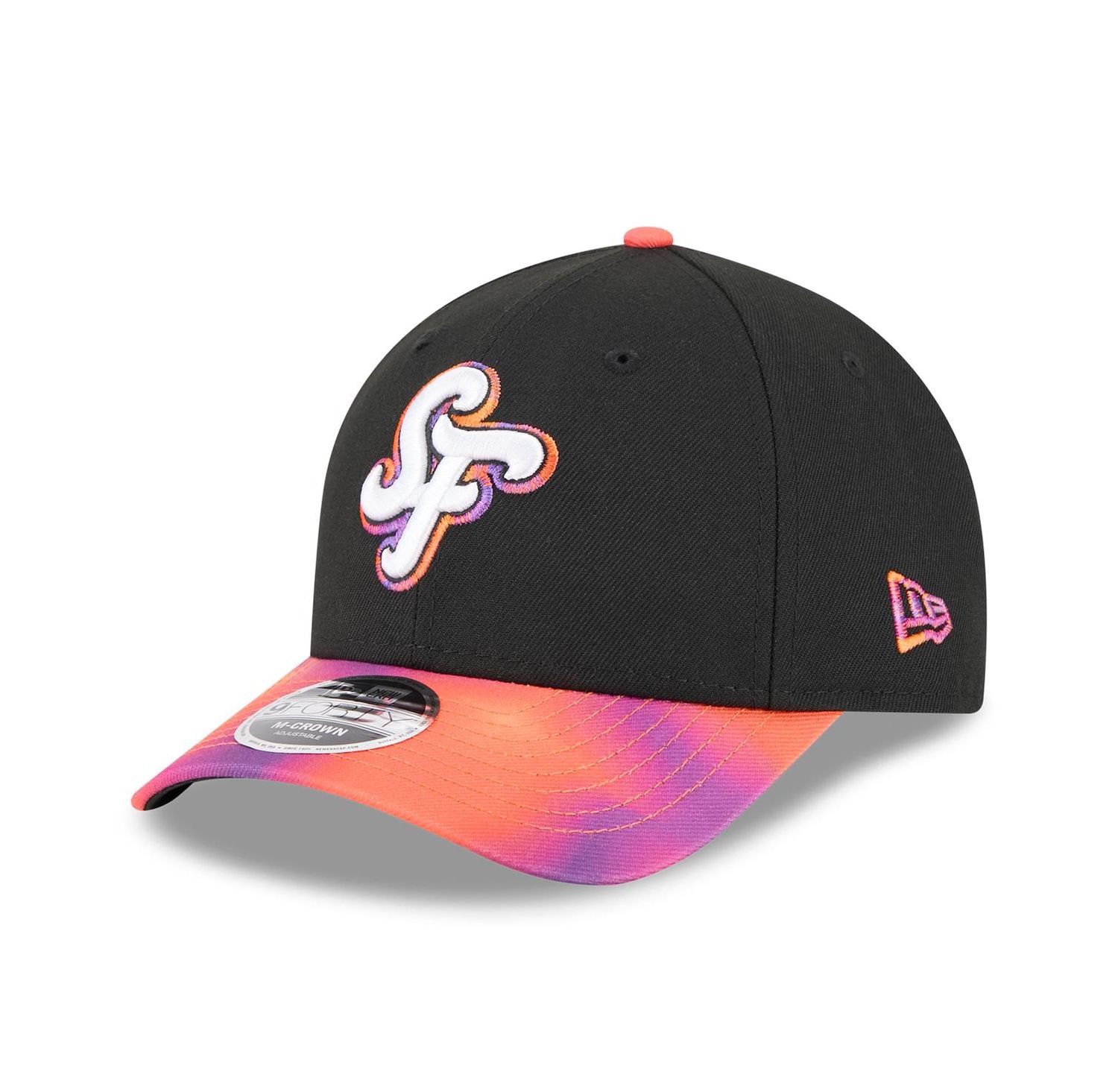 Men's Black/Orange San Francisco Giants 2025 City Connect 9FORTY M-Crown Adjustable Hat