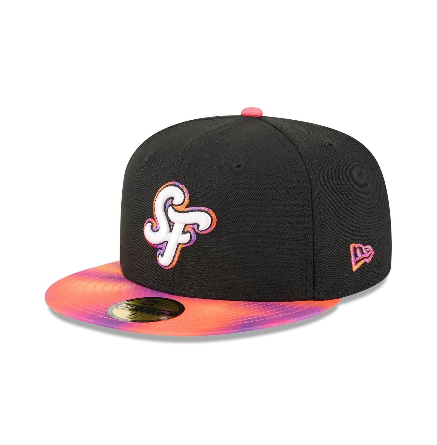 Мужская кепка New Era Black/Orange San Francisco Giants 2025 City Connect 59FIFTY Fitted Hat — фото 1